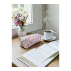 Nöşre Design Fiyonk Kurdele Desen Kalemlik Çok Amaçlı Organizer Kalem Kutusu Toz pembe Yıkanabilir Özelliktedir