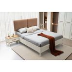 Nossa Brown Bazalı Karyola - Kahverengi