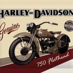 Nostalgic Art Harley Davidson Retro Metal Duvar Panosu