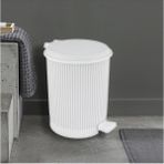 Nostalji Pedallı Çöp Kovası: 20 Litre - Beyaz