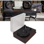 Nostalji Retro Bluetooth Hoparlörlü Pikap Radyo Ses Kayıt USB Mp3 33/45/78 CD Müzik Plak Çalar