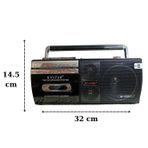 Nostalji Tasarımlı Kaset Ve Müzik Çalar Knstar M-70bt Bluetooth + Usb + Sd + Fm Radyo Kaset Çalar