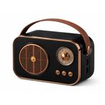 Nostaljik Bluetooth Hoparlör Retro Tasarım | 5W Güçlü Ses, USB ve TF Kart Destekli Taşınabilir Mini Hoparlör | 1200mAh Batarya Vintage Speaker