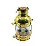 Nostaljik Görünümlü Pirinç Gaz Yağı Lambası