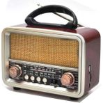 Nostaljik Görünümlü Usb Sd Aux Bluetooth Destekli Şarjlı Radyo Rt-860