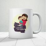 Nostaljik Lezzetler Anneler Için Sıcacık Bir Hediye Anneler Günün Kutlu Olsun Yazılı Hediyelik Kupa - Beyaz - 300 ml