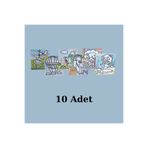 Nostaljik Lezzetler Kum Boyama Seti 10 Adet A4 Boyutunda (27X20 )