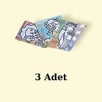 Nostaljik Lezzetler Kum Boyama Seti 3 Adet A4 Boyutunda (27X20 ) - 1