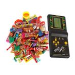 Nostaljik Lezzetler Sevgililer Günü Nostaljik Kutusu Siyah Tetrisli Büyük Boy 80'ler 90'lar