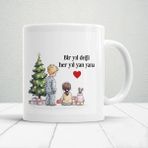 Nostaljik Lezzetler Yılbaşı Gecesinin Büyüsünü Yansıtan, Koleksiyonluk Şık ve Zarif Hediyelik Yılbaşı Kupa - Beyaz - 300 ml