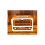 Nostaljik Radyo Görünümlü Ahşap Kumbara MYK