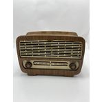 NOSTALJİK RADYO GÖRÜNÜMLÜ AHŞAP KUMBARA490