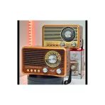 Nostaljik Radyo Görünümlü Bluetooth,Hafıza Kartı,Usb Bellek,Aux Ve Radyo Destekli Hoparlör ( Ns-6676Bt)