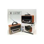 Nostaljik Radyo Meier M-157Bt Retro Radyo Şarjlı - Kumandalı Usb/Sd/Mp3/Bluetooth