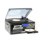 Nostaljik Siyah Pikap Kaset CD Çalar Bluetoothlu Kumandalı Radyo Mp3 USB 33-45-78 lik Plakla