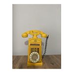 NOSTALJİM Dekoratif Metal Ahizeli Nostaljik Telefon Kumbara