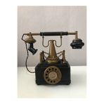 NOSTALJİM Dekoratif Nostaljik Görünümlü Metal Telefon Sabit Ahizeli Kumbara