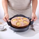 Nostik Yuvarlak 20 cm Siyah Kek Kalıbı Kağıdı