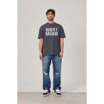Not Mind Yazılı Antrasit Tshirt
