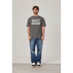 Not Mind Yazılı Gri Tshirt