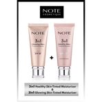 NOTE 3 in 1 Tinted Ton Eşitleyici 50 SPF Krem & 3 in 1 Glowing Skin Tinted Işıltılı 50 SPF Makyaj Seti