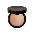 Note Baked Powder Işıltılı Bitişli Highlighter Toz Yüz Pudrası - 06 Gold Bronze - 1 Adet