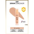 Note Cosmetics 3 In 1 Serum Concealer 20 Medium Beige Spf 50 Nemlendirici ve Aydınlatıcı Göz Altı Kapatıcısı