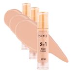 Note Cosmetics 3 in 1 Serum Concealer SPF 50 00 Light Nemlendirici ve Aydınlatıcı Göz Altı Kapatıcısı (3 paketi)