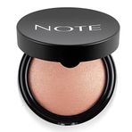 Note Cosmetics Baked Powder 02 Honey Warm Işıltılı Bitişli Highlighter Toz Yüz Pudrası