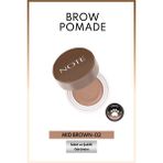 Note Cosmetics Brow Pomade Kalıcı Kaş Pomadı 02 Mid Brown Kahverengi Kremsi Yapı ile Uzun Süre Kalıcı