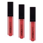 Note Cosmetics Hydramoist Lipgloss Nemlendirici Dudak Parlatıcısı - 08 Party Mood - Kırmızı (3 paketi)