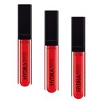 Note Cosmetics Hydramoist Lipgloss Nemlendirici Dudak Parlatıcısı - 09 Heartbreaker - Kırmızı (3 paketi)