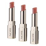 Note Cosmetics Iconic Matte Lipstick 106 Independent Kalıcı Mat Ruj, Nude (3 paketi)