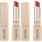 Note Cosmetics Iconic Sheer Lipstick 206 Independent Nemlendirici Parlak Ruj, Nude (2 paketi)