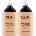 Note Cosmetics Invisible Perfection 150 Pale Linen Fondöten (2 paketi)
