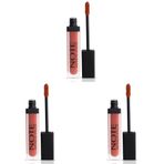 Note Cosmetics Mattemoist Lipgloss 402 Matkiss Yarı Mat Saten Bitişli Likit Ruj, Nude (3 paketi)