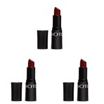 Note Cosmetics Mattemoist Lipstick 307 Dark Wine Mat Bitişli Ruj - Bordo (3 paketi)