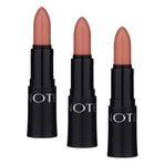 Note Cosmetics Mattemoist Lipstick 309 Note Cosmetics Soft Mat Bitişli Ruj, Nude (3 paketi)