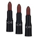 Note Cosmetics Mattemoist Lipstick 316 Coco Toffee Mat Bitişli Ruj, Kahverengi (3 paketi)