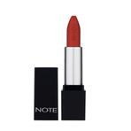 Note Cosmetics Mattever Lipstick 17 Dress Red Yarı Mat Saten Bitişli Ruj, Kızıl Kahverengi