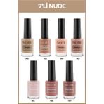 Note Cosmetics Nail Flawless 7'li Nude Oje Seti 7 Renkli Pürüzsüz Uygulama Özelliği ile Uzun Süre Kalıcı