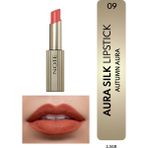 Note Cosmetics Note Aura Silk Lipstick Kremsi Yarı Parlak Ruj 09 Autumn Aura - Mercan