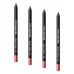 Note Cosmetics Silk Stay Lipliner Suya Dayanıklı İpeksi Dudak Kalemi - 03 Soft Bloom (4 paketi)