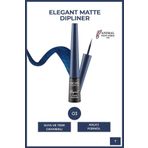 NOTE Elegant Matte Dipliner Waterproof Suya Dayanıklı - 03 Navy Blue - Mavi