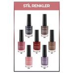 Note Nail Flawless 7'li Stil Renkler Oje Seti