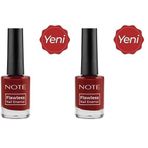 Note Nail Flawless Oje 101 Bright Red, Kırmızı (2 paketi)