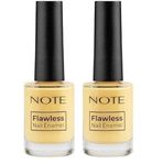 Note Nail Flawless Oje 108 Yellow Zone, Sarı (2 paketi)