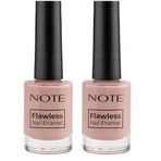 Note Nail Flawless Oje 61 Rose Dust, Nude 2li paket