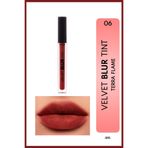 NOTE Velvet Blur Tint Kadife Bitişli Nemlendirici Mat Ruj - 06 Terra Flame - Kırmızı
