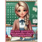 Notebook a righe con dedica grazie maestra - regalo di fine anno - quaderno a righe per la scuola Blok notes a righe: Linea per regalo di fine anno
